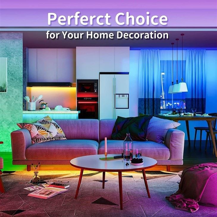 Smart RGB Led Strip Lights 65.6ft Color Changing Remote And App Control suppliers